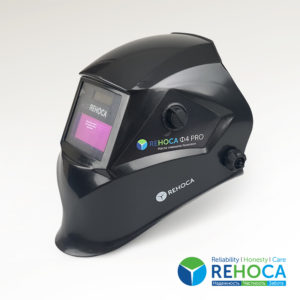 Маска сварочная REHOCA PRO ф4  Хамелеон 90х35 мм, DIN 9-13 (внеш.регул.) в коробке